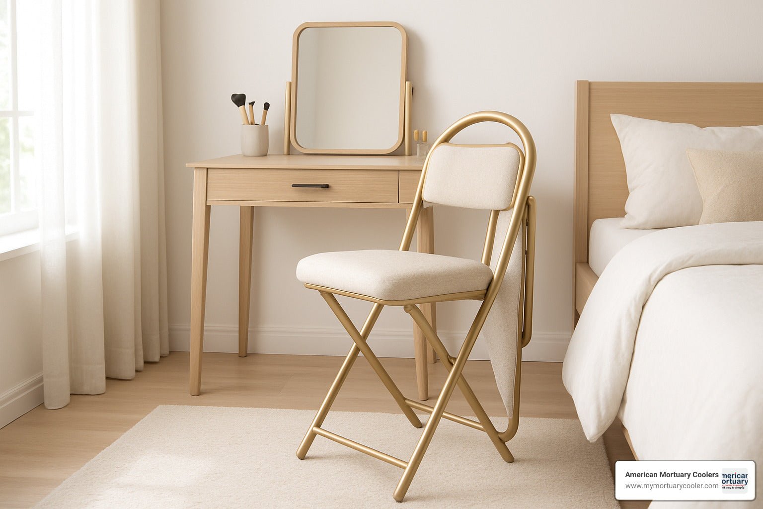 Chair Today, Gone Tomorrow – Best Folding Dressing Table Stools Reviewed - American Mortuary Coolers & Equipments Chair Today, Gone Tomorrow – Best Folding Dressing Table Stools Reviewed - American Mortuary Coolers & Equipments